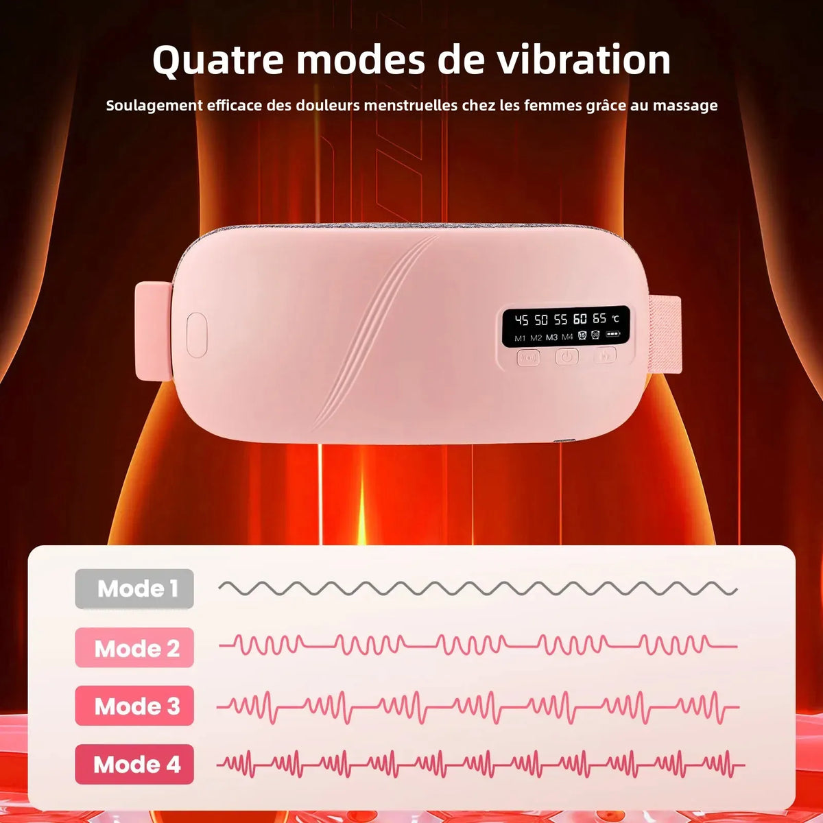 Ceinture Chauffante Menstruelle Sans Fil